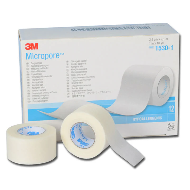 3M Micropore Tape 25mm x 9.1mt | Pack of 12 Rolls