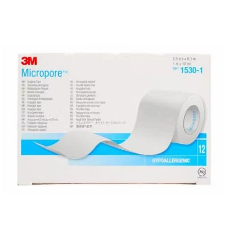 3M Micropore Tape 25mm x 9.1mt | Pack of 12 Rolls - Image 3