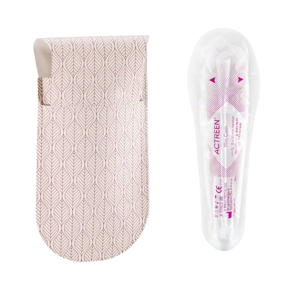 Actreen Mini Catheter Female Nelaton, 9cm Length | Carton of 30 - Image 2