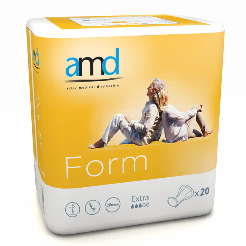 AMD Form Anatomical Shaped Pad | Carton of 80 - Image 4