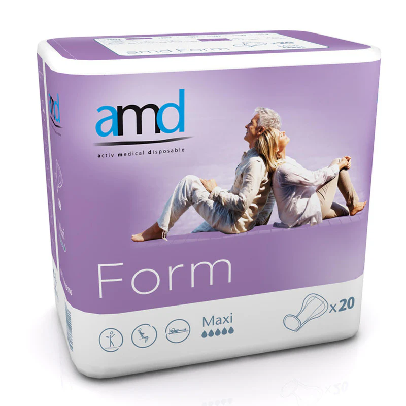 AMD Form Anatomical Shaped Pad | Carton of 80 - Image 5