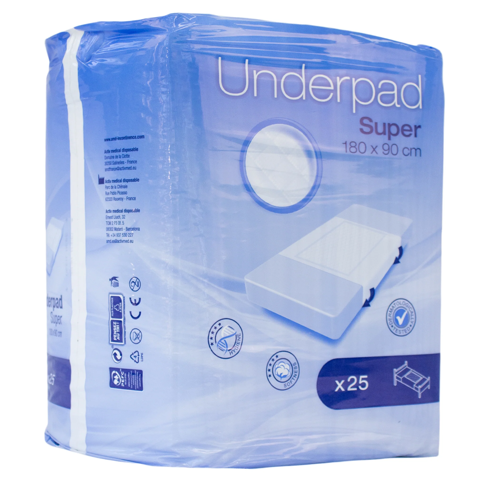 AMD Underpad Super 180x90 with Tucks | Pack of 25 - Image 2