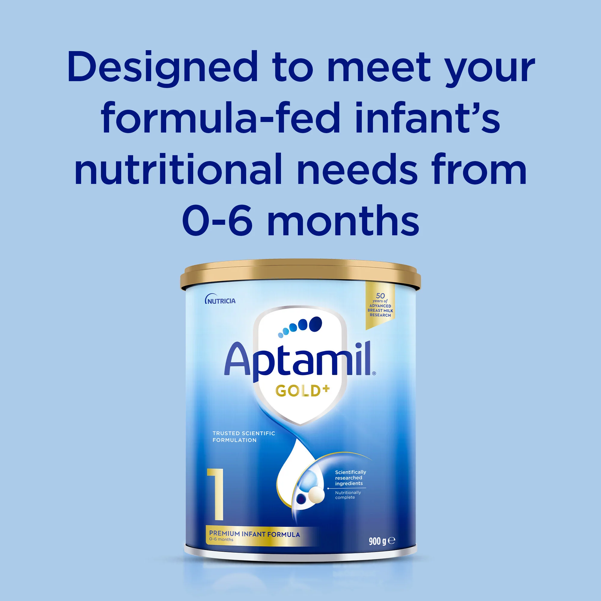 Aptamil Gold+ 1 Premium Baby Infant (0-6 Months) Formula 900g - Image 5