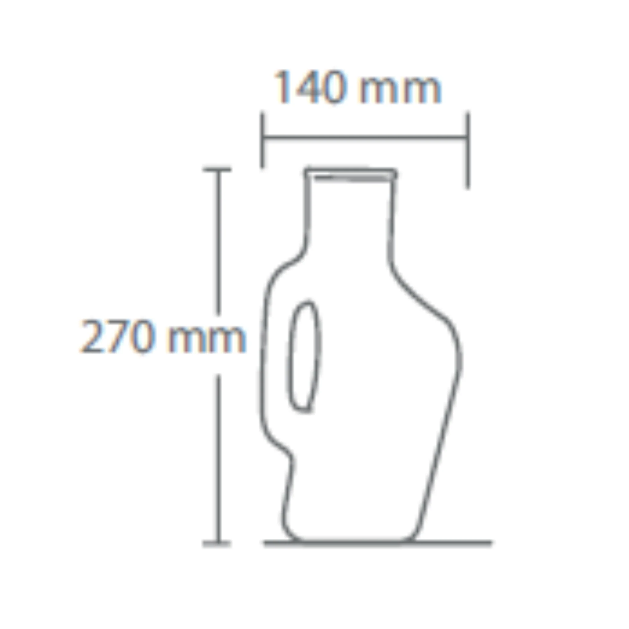 Autoplas Male Urinal Bottle 1000mL | Each - Image 3