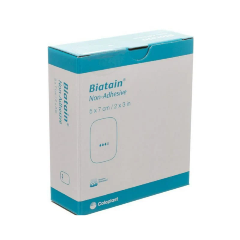 Biatain Ag Anti Bacterial Non-Adhesive Foam Dressing | Pack of 5 - Image 2