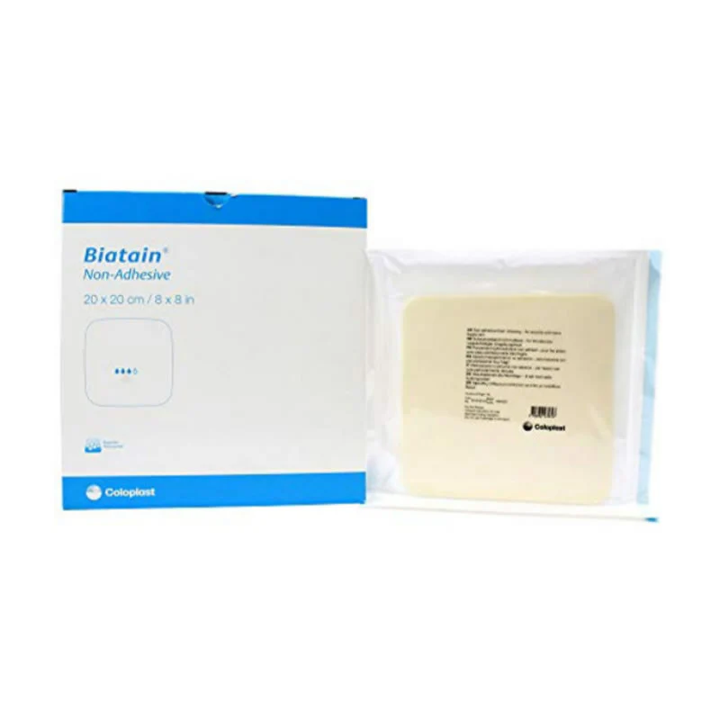 Biatain Ag Anti Bacterial Non-Adhesive Foam Dressing | Pack of 5 - Image 4