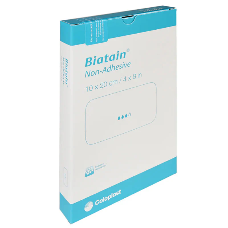 Biatain Ag Anti Bacterial Non-Adhesive Foam Dressing | Pack of 5 - Image 5