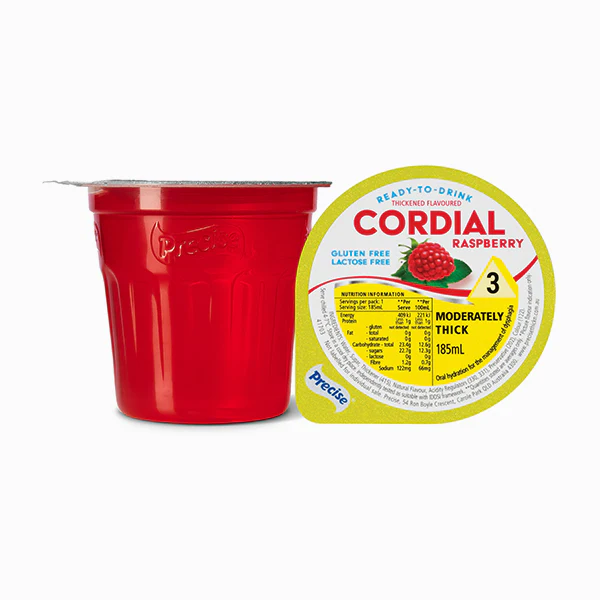 Precise Ready-To-Drink Moderately Thick/Level 3 Cordial 185mL Cups | Carton of 12 - Image 4