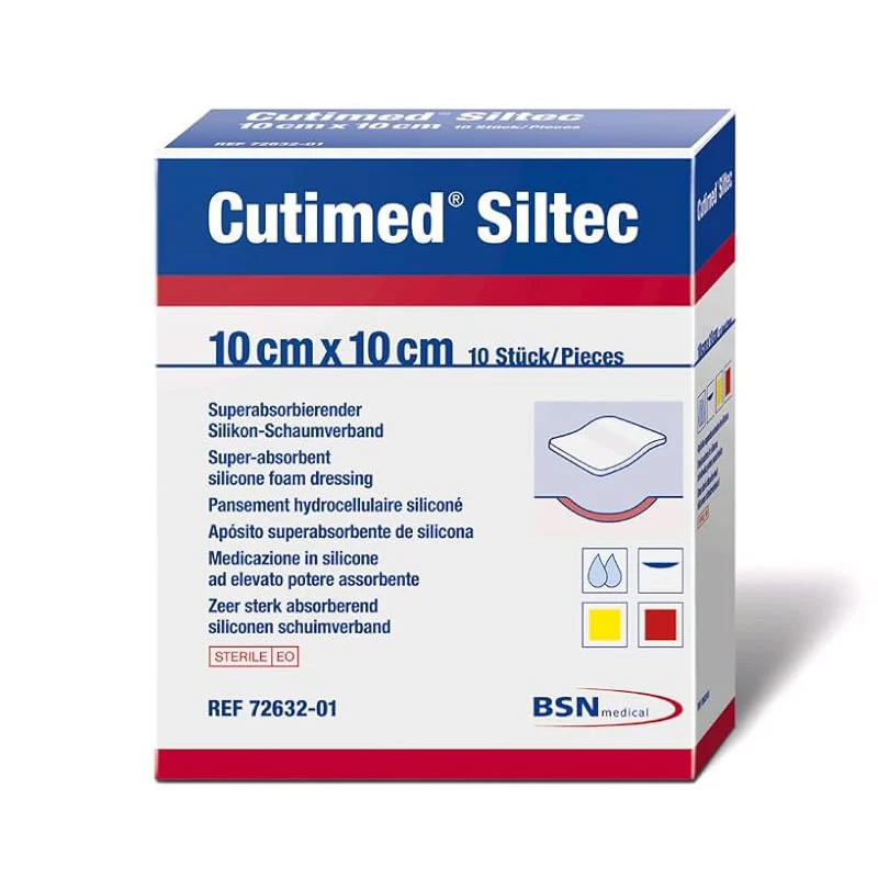 Cutimed Siltec B Sterile Dressing | Pack of 10 - Image 3