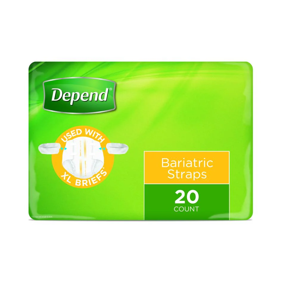 Depend Bariatric Straps | Pack of 20