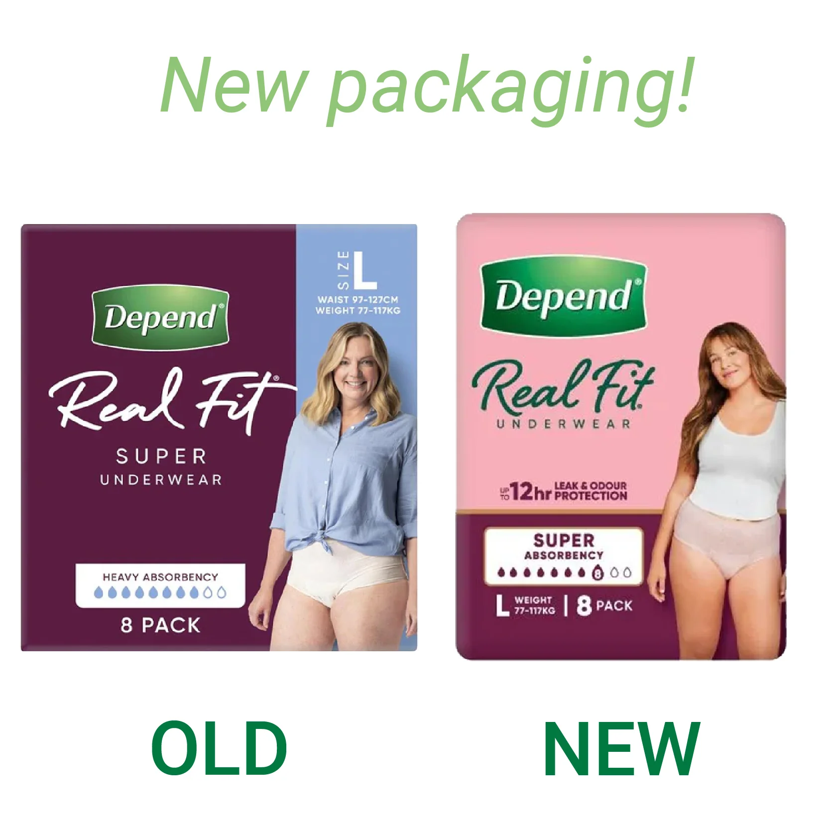 Depend Real Fit SUPER Underwear for Women | Pack of 8 - Image 5