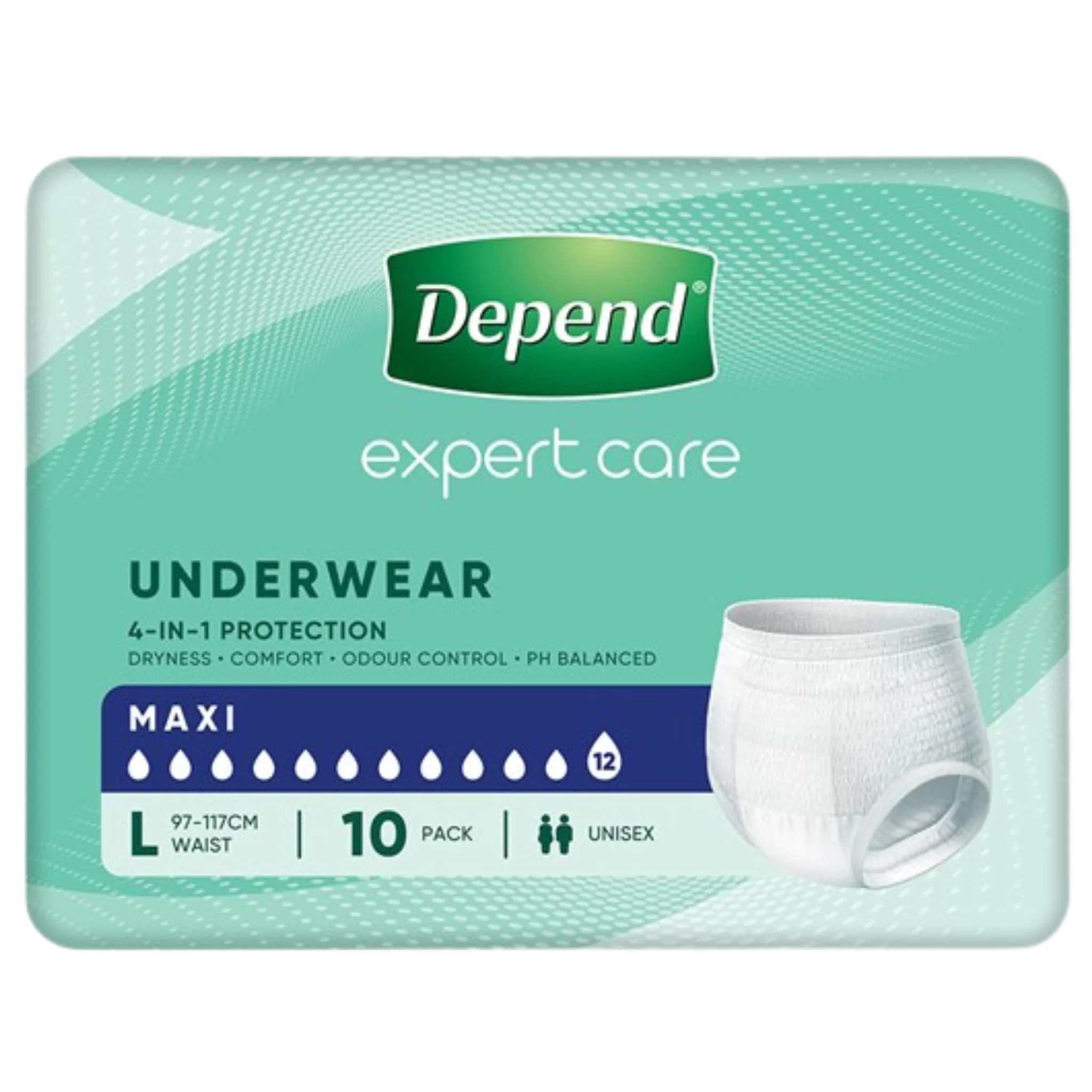 Depend Underwear Maxi | Pack of 10 - Image 3