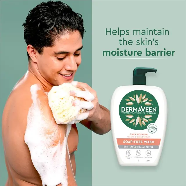 DermaVeen Daily Nourish Moisturising Lotion 1L | Each - Image 7