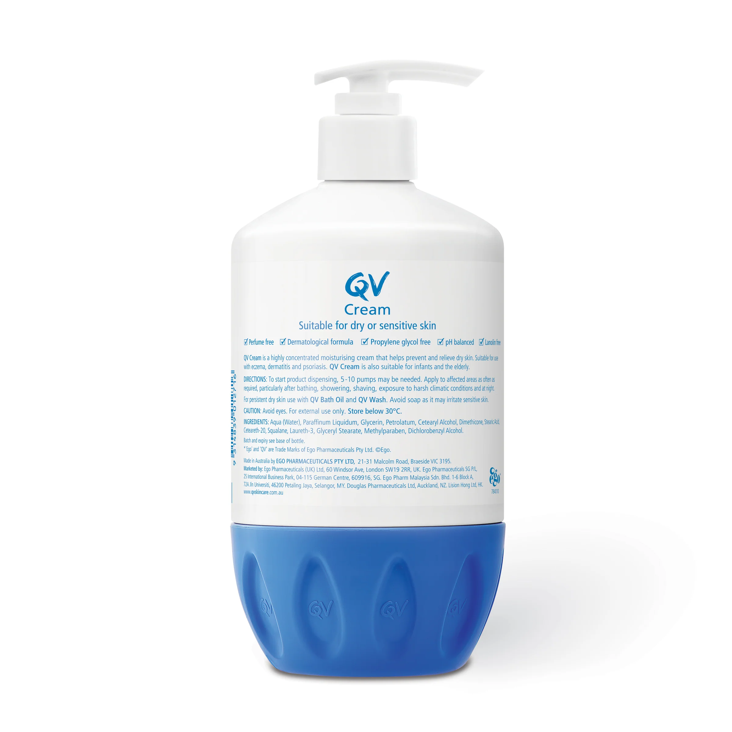 QV Moisturising Cream Pump Bottle - Image 3