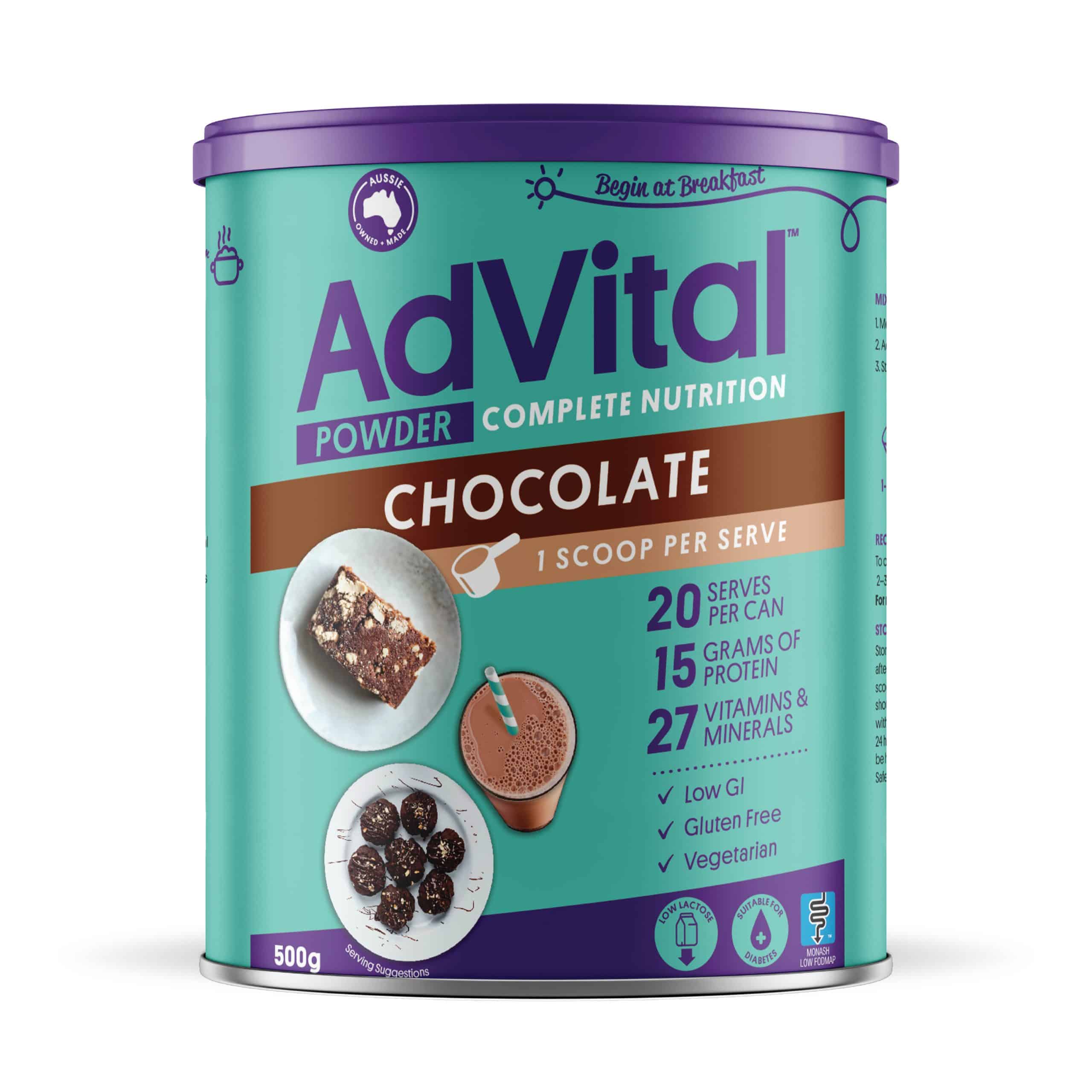 Flavour Creations AdVital Powder 500g Tin | EACH - Image 2