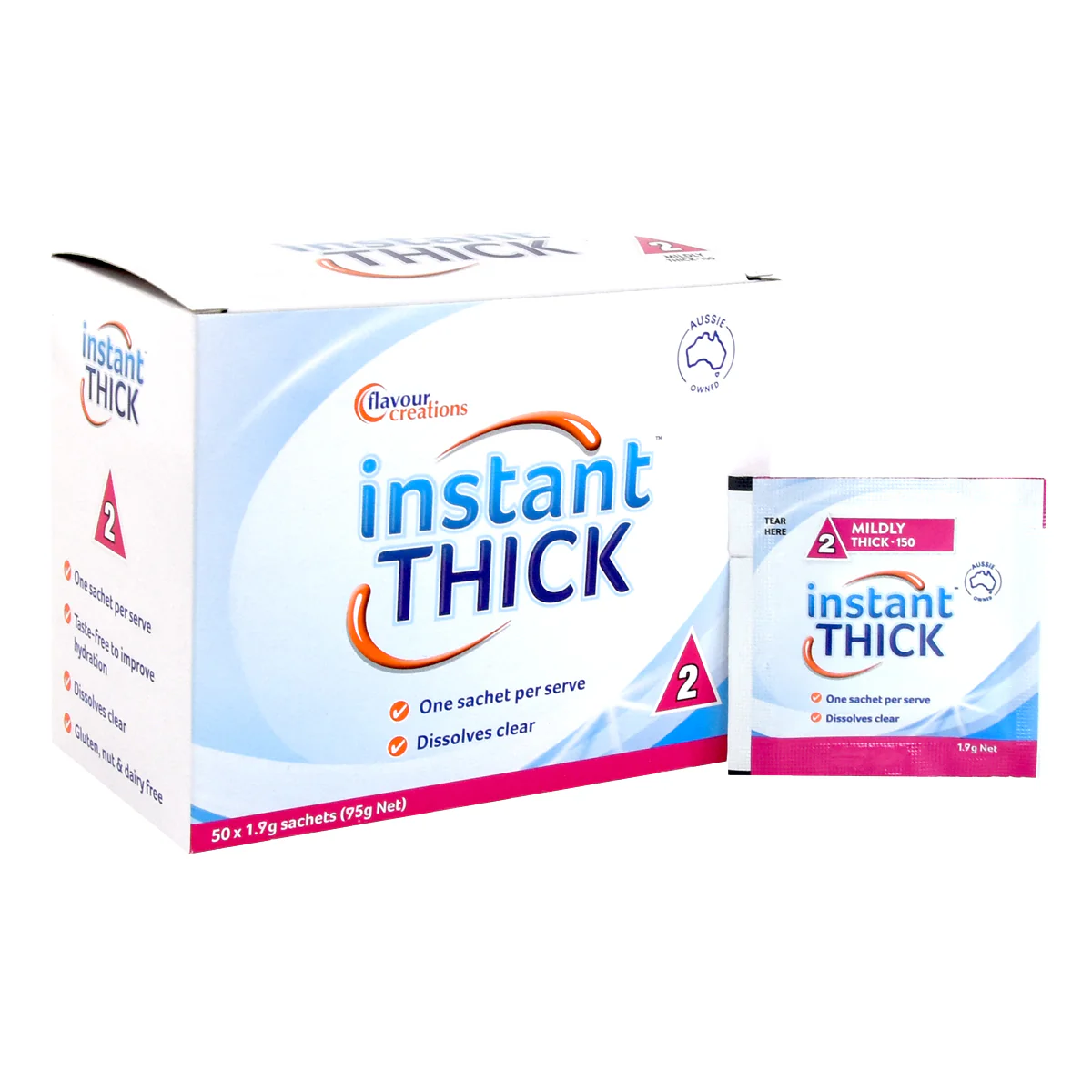 Flavour Creations Instant Thick Single Serve Powder Sachets | Pack - Image 2