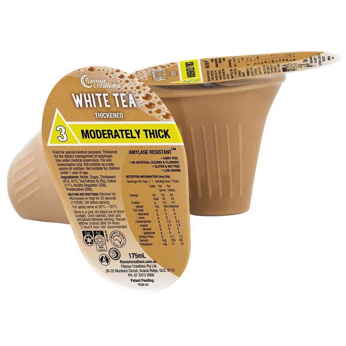 Flavour Creations Ready-To-Drink Moderately Thick/Level 3, 175mL Cups | Carton of 24 - Image 2