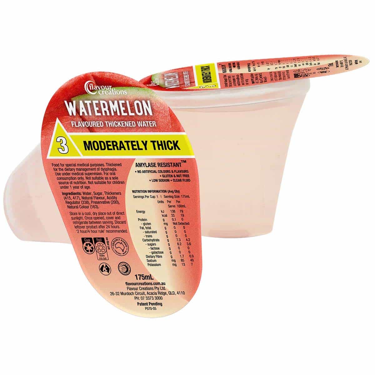 Flavour Creations Ready to Drink Water 400/3 Moderately Thick 175mL Cups | Carton of 24 - Image 2
