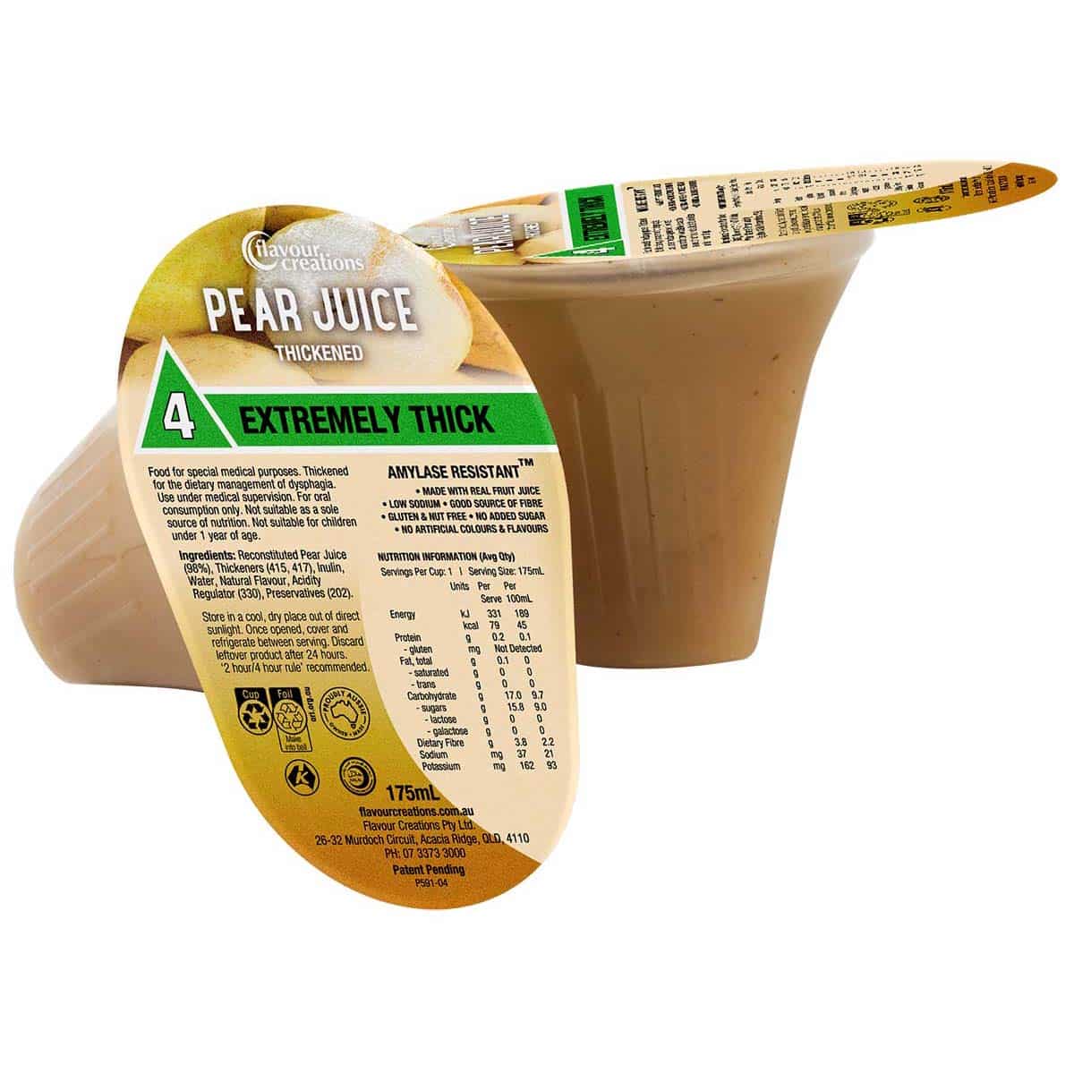Flavour Creations Ready-To-Drink Thickened Juice 900/4 Extremely Thick 175mL Cups | Carton of 24 - Image 4