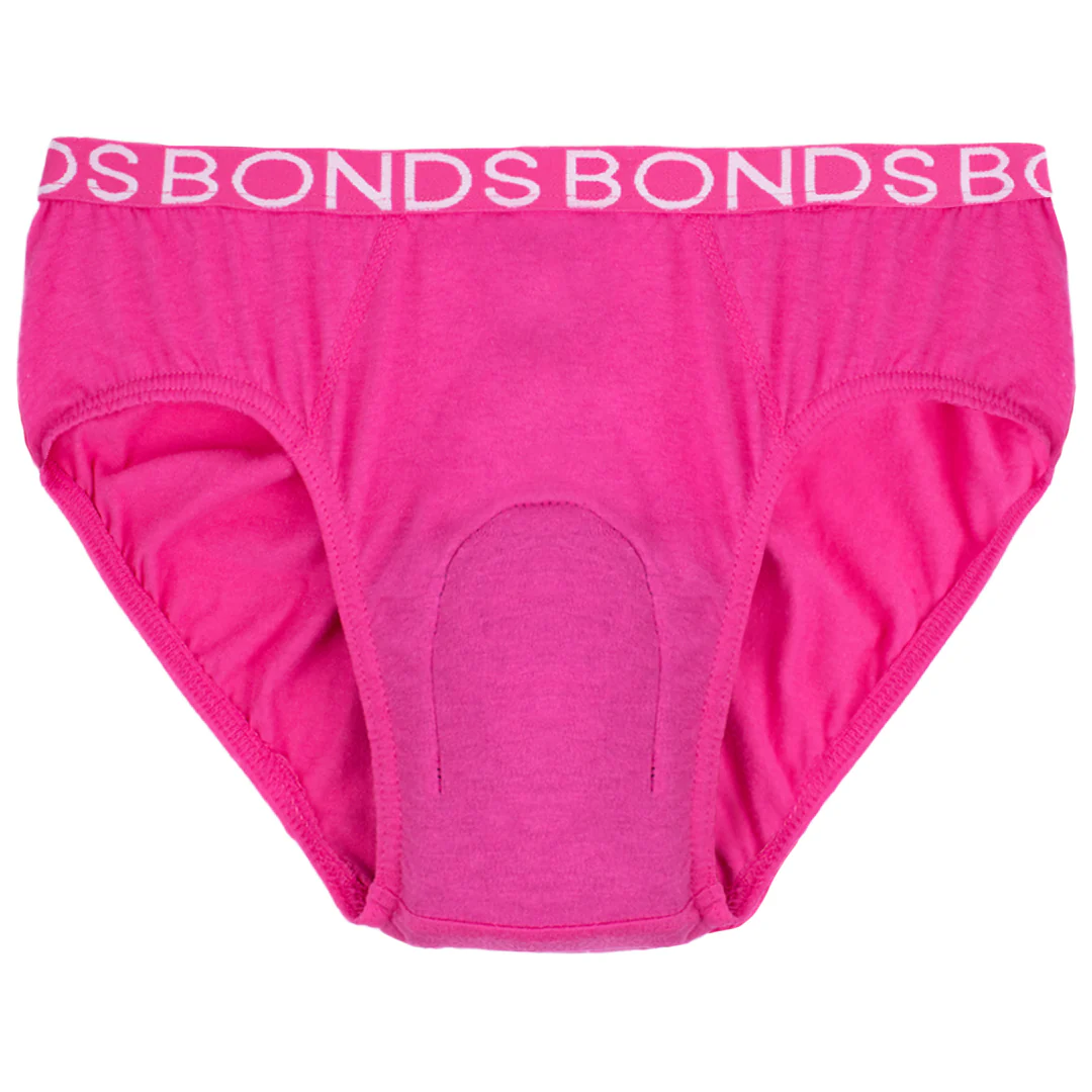 Girl's BONDS Hipster with incontinence pad (4 pack) - Image 3