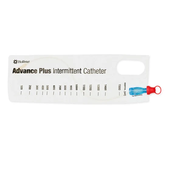 Hollister Advance Plus Touch Free Intermittent Catheter with Nelaton Tip | Carton of 25