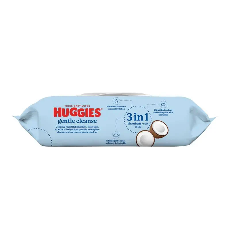 Huggies Coconut Scented Wipes (80 wipes) - Image 3