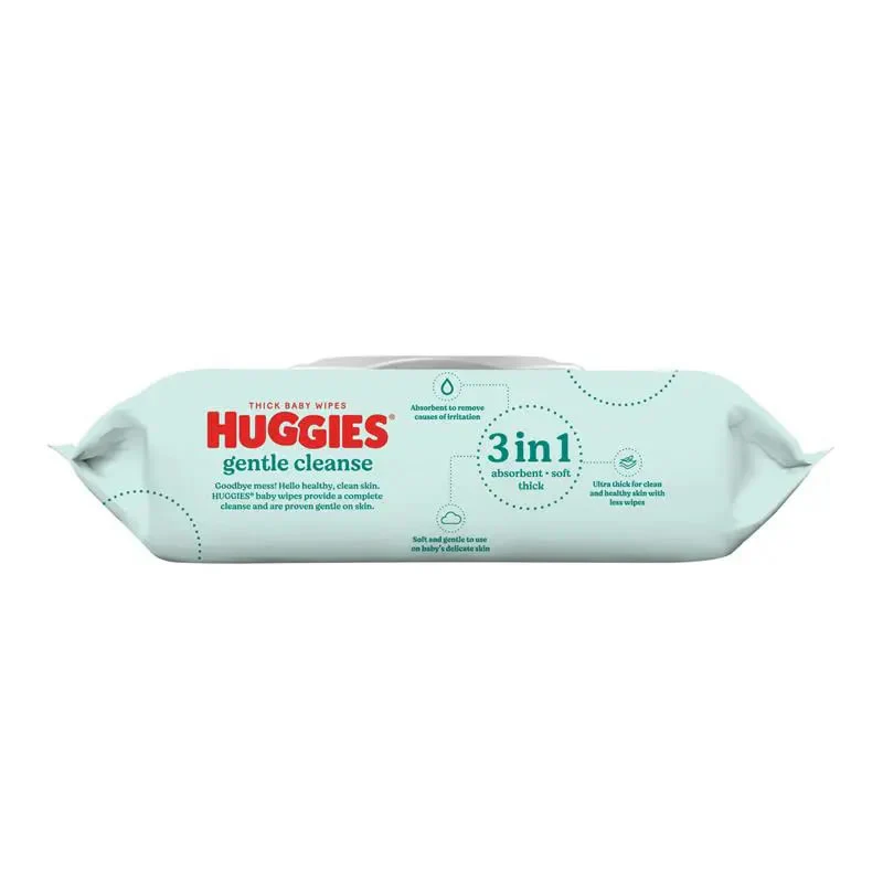 Huggies Baby Wipes Unscented Refill (80 wipes) - Image 5