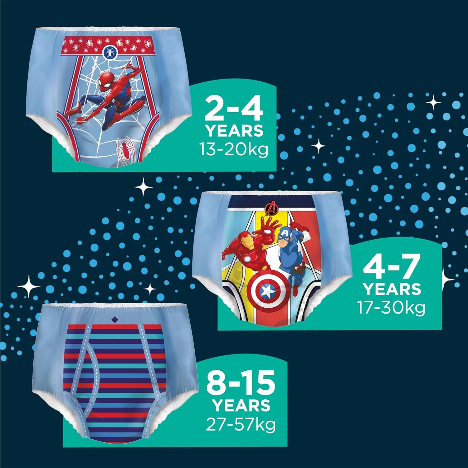 Huggies DryNites Pyjama Pants for Boys Size 4-7 years (17-30kg) | Pack of 9 - Image 5