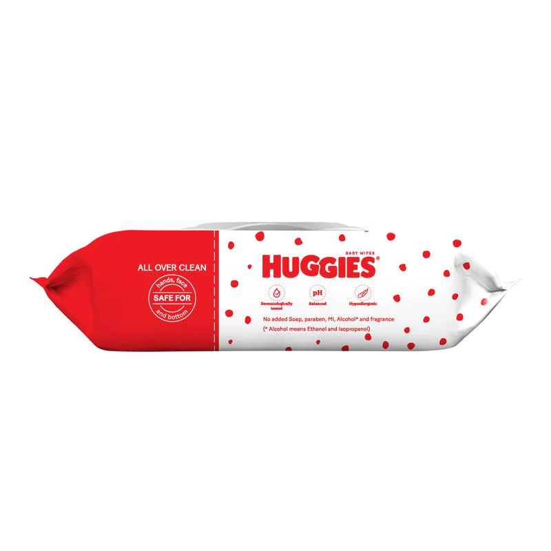 Huggies Essential Clean Baby Wipes | Carton of 480 - Image 4