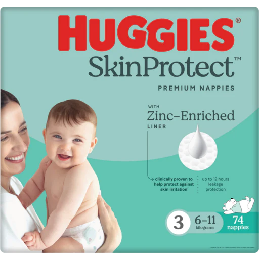 Huggies Skin Protect Nappy Pants Size 3 (9-14kg ) | Pack of 74