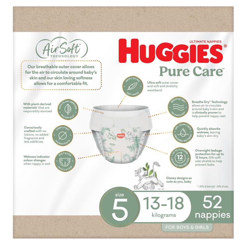 Huggies Ultimate Nappy Pants Size 5 (14-18kg) | Carton of 52 - Image 2