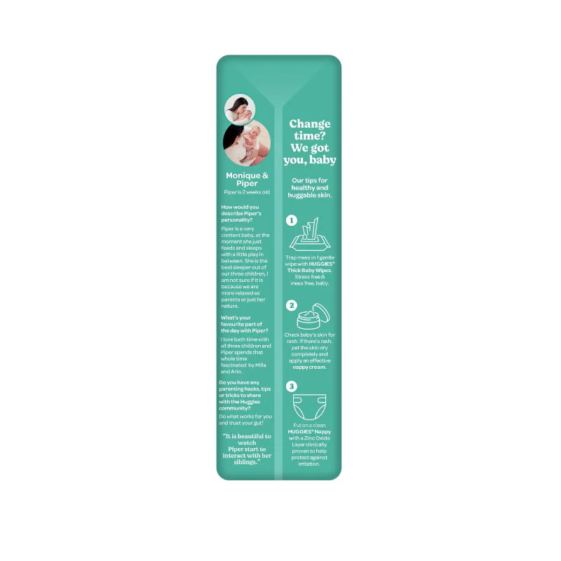 Huggies Newborn Nappies Size 1 (Up to 5kg) | Carton of 112 - Image 5
