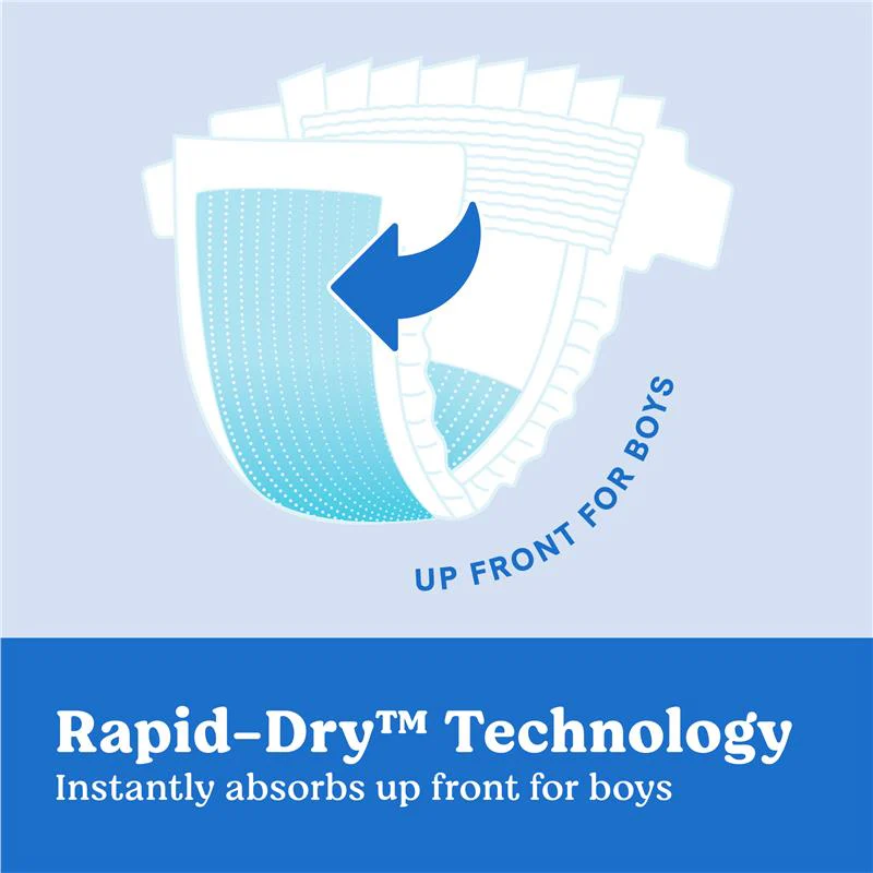 Huggies Ultra Dry Nappies for Boys Size 3 Crawler (6-11kg) | Pack of 44 - Image 8
