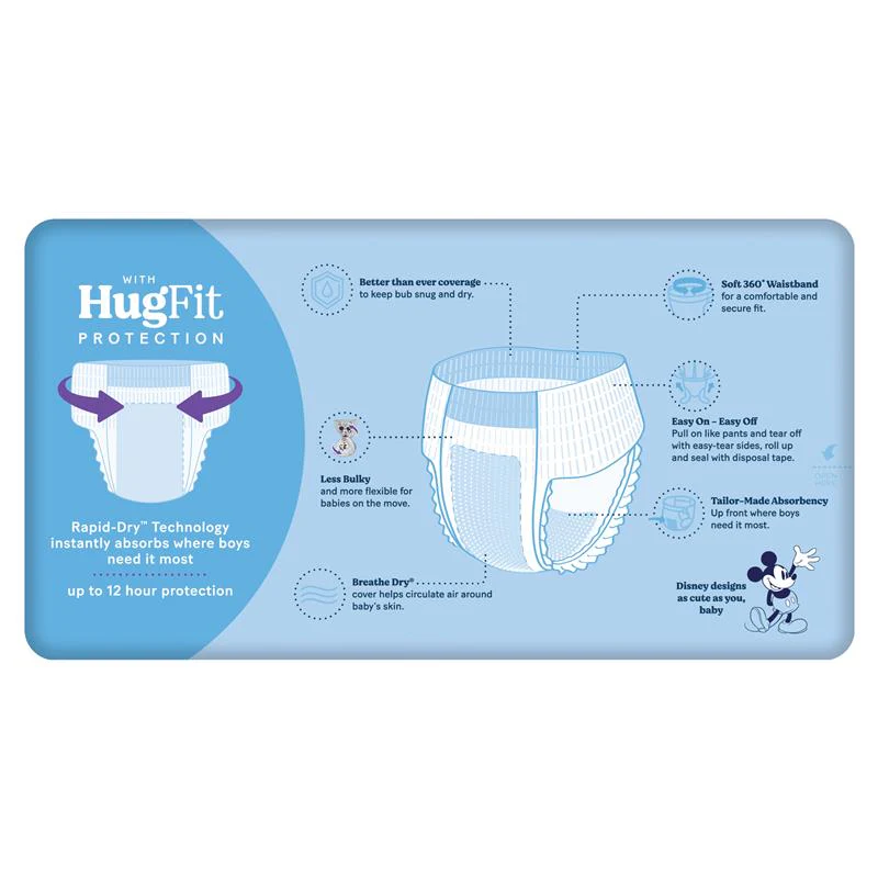 Huggies Ultra Dry Nappy Pants Junior Boy Size 6 (15kg & Over) | Pack of 24 - Image 5