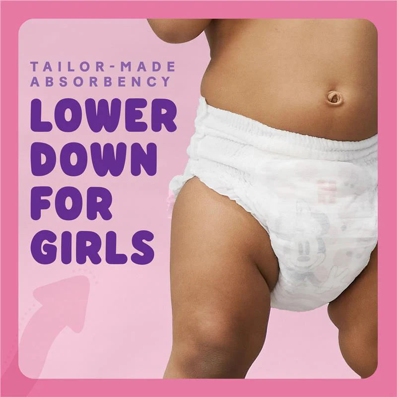 Huggies Ultra Dry Nappy Pants Walker Girl Size 5 (12-17kg) | Pack of 26 - Image 6
