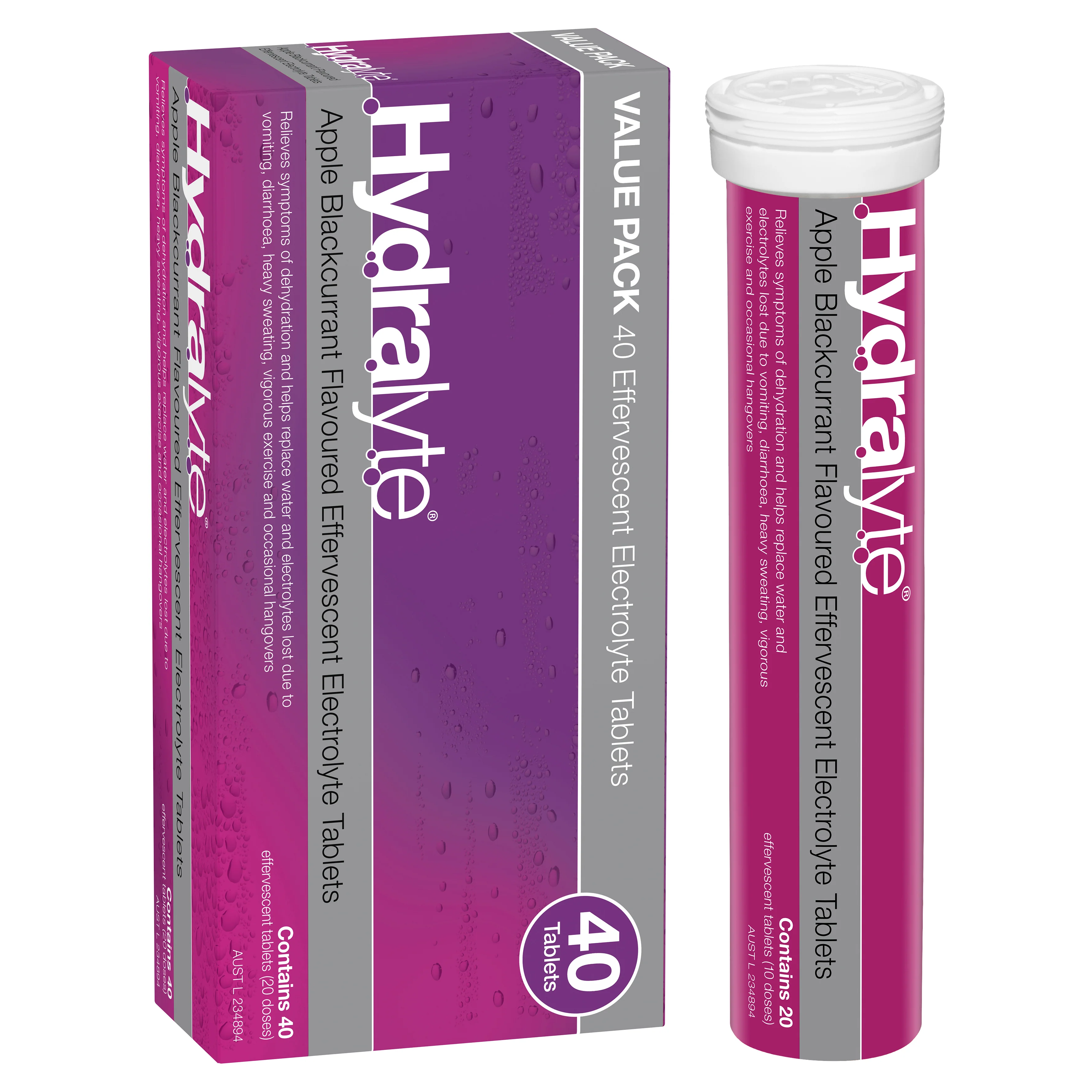 Hydralyte Electrolyte Effervescent | Pack of 40 tablets - Image 2