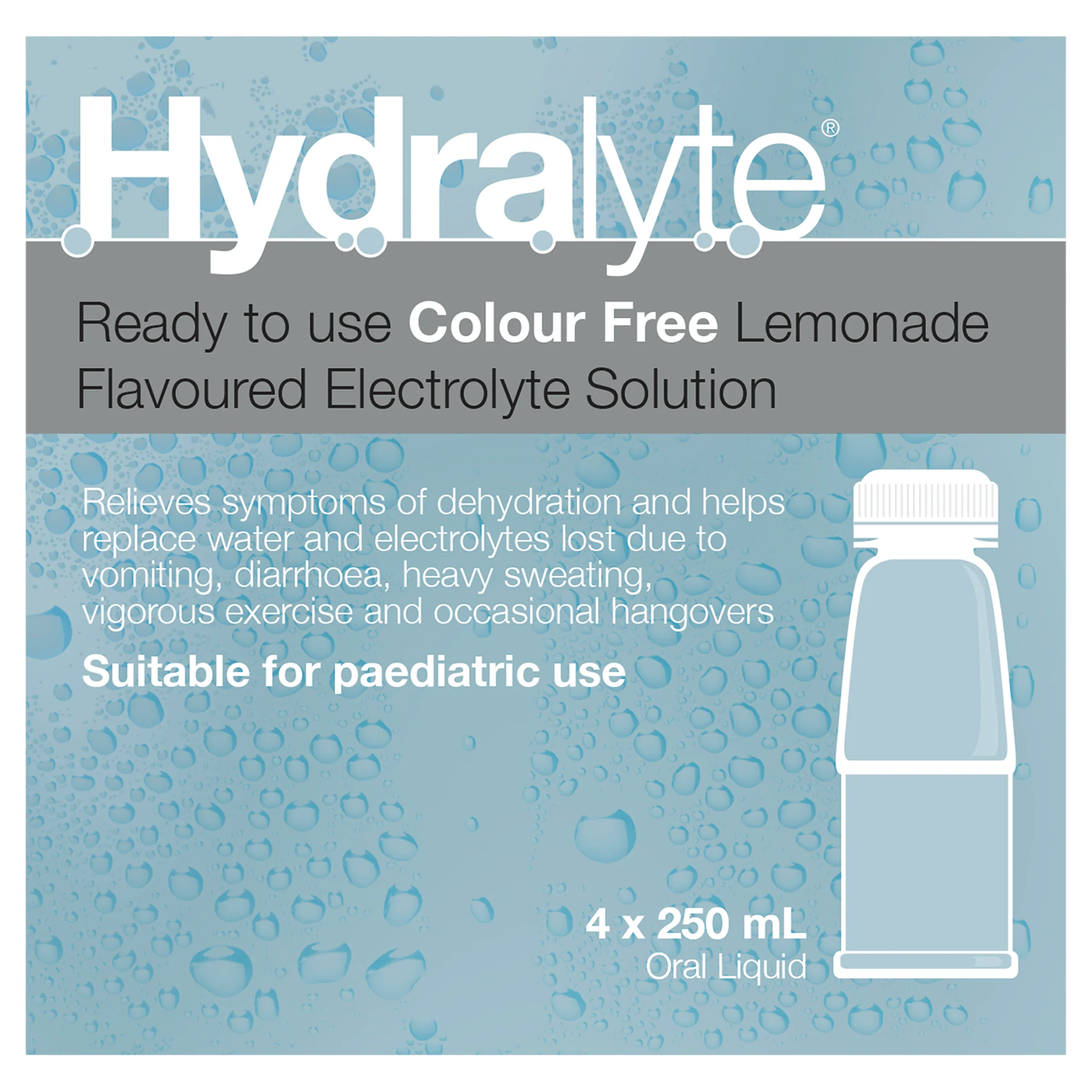 Hydralyte Ready to Drink 250mL Electrolyte Solution | Pack of 4 - Image 2