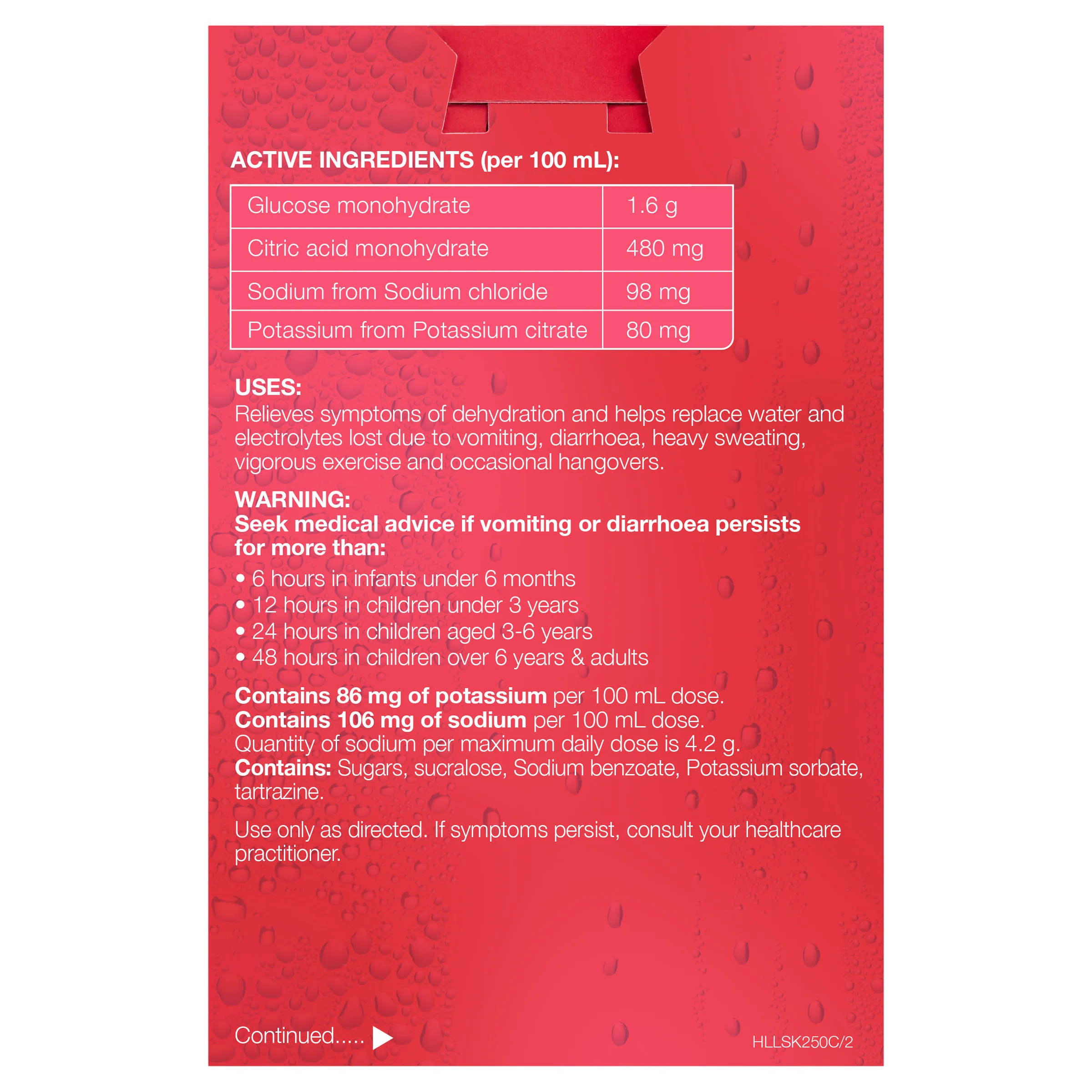 Hydralyte Ready to Drink 250mL Electrolyte Solution | Pack of 4 - Image 20