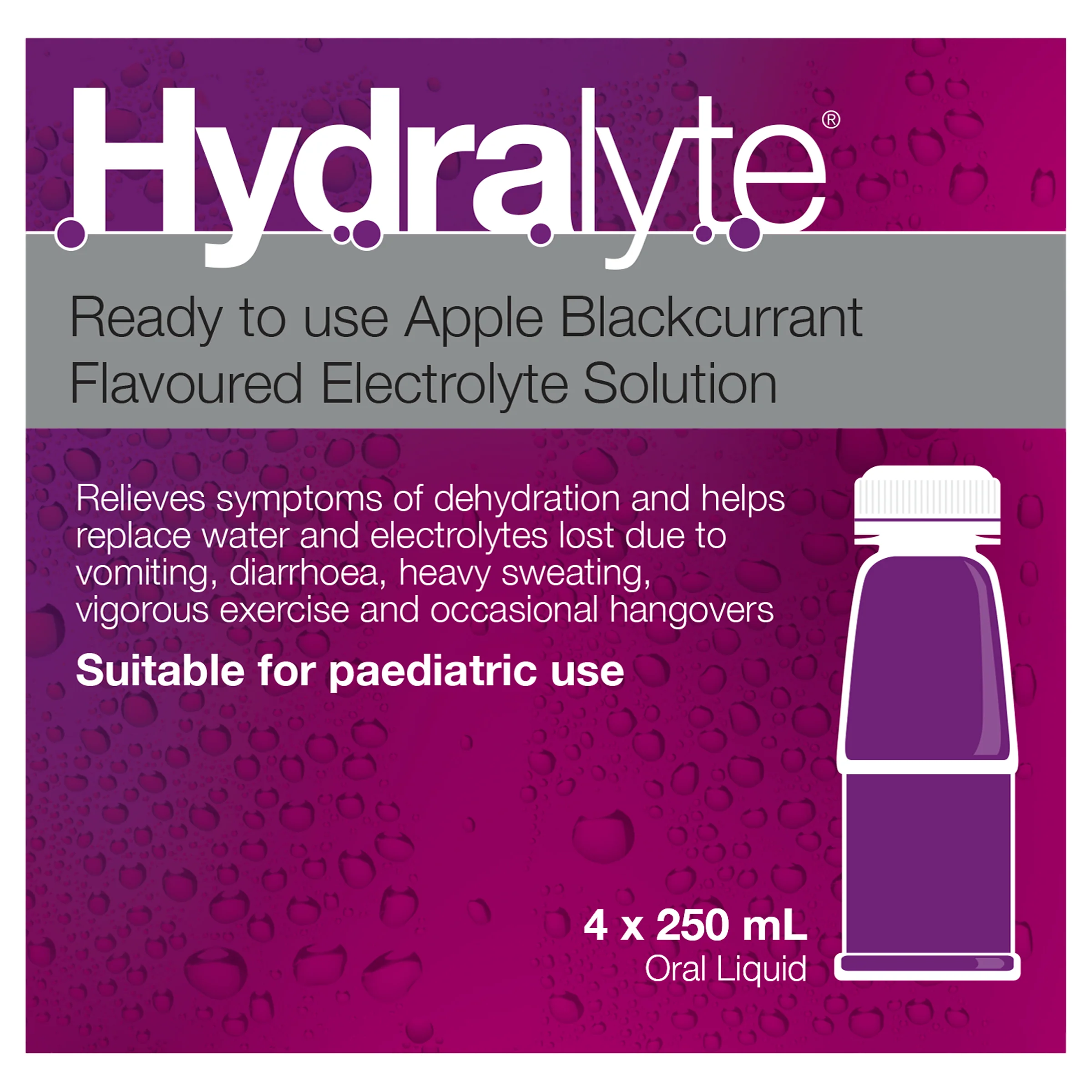 Hydralyte Ready to Drink 250mL Electrolyte Solution | Pack of 4 - Image 7