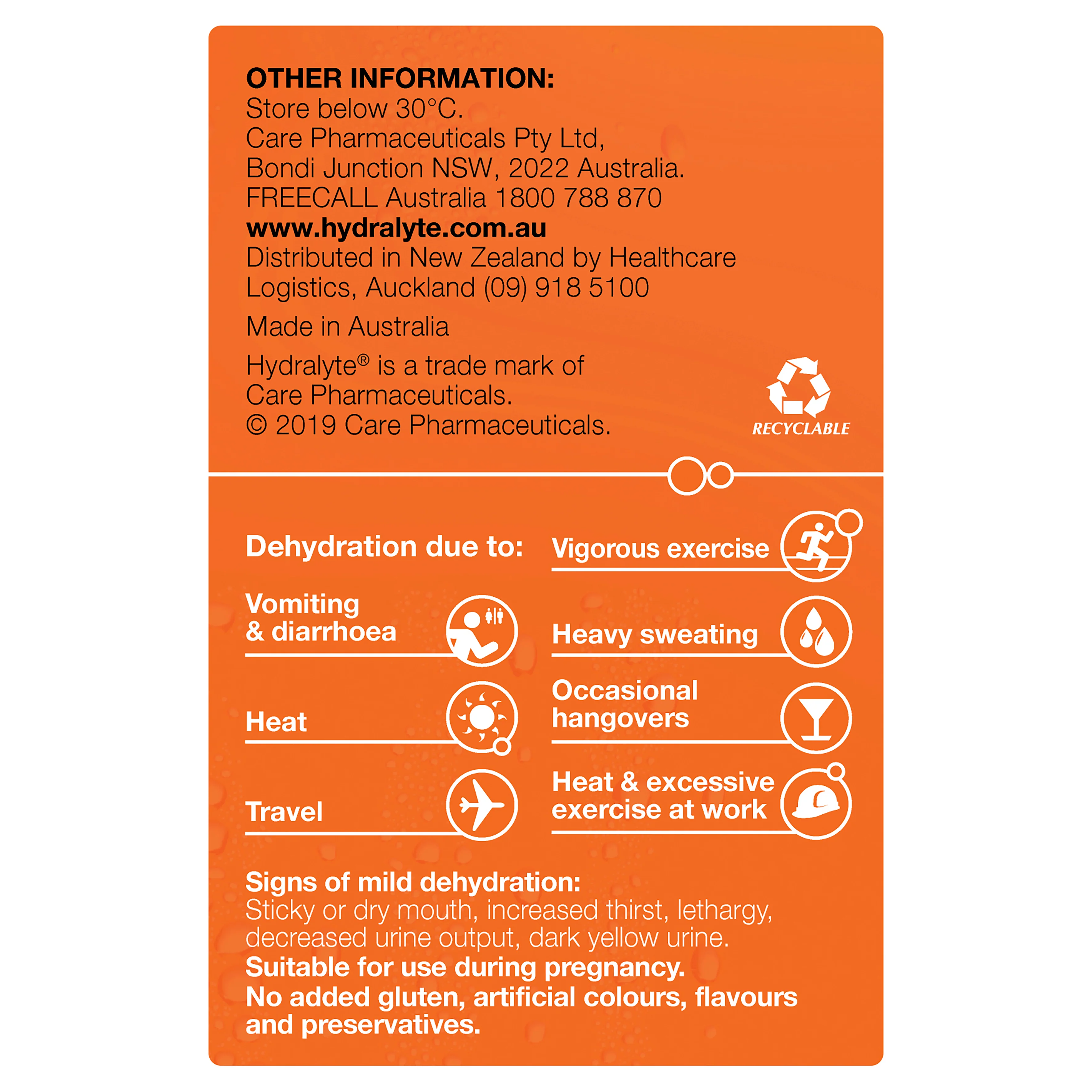 Hydralyte Electrolyte Powder Sachets 4.9g | Pack of 24 sachets - Image 7