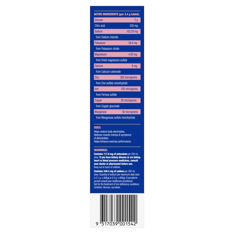 Hydralyte Sports Effervescent Electrolyte | Pack of 20 tablets - Image 2