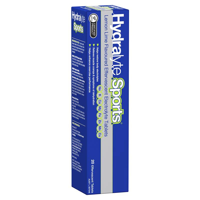 Hydralyte Sports Effervescent Electrolyte | Pack of 20 tablets - Image 5