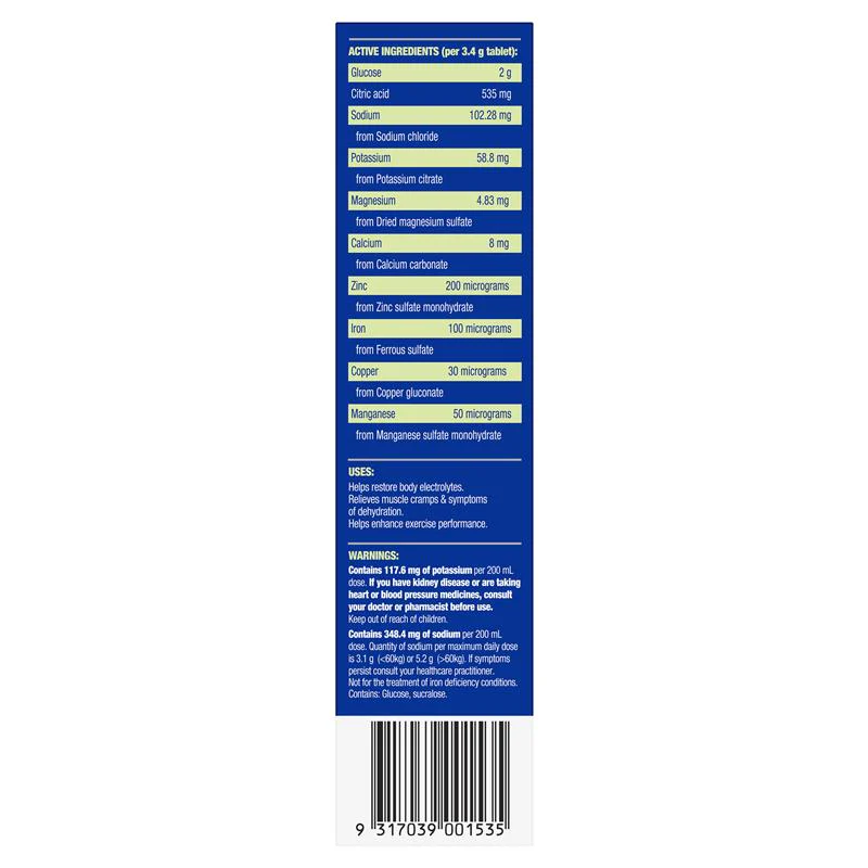 Hydralyte Sports Effervescent Electrolyte | Pack of 20 tablets - Image 6