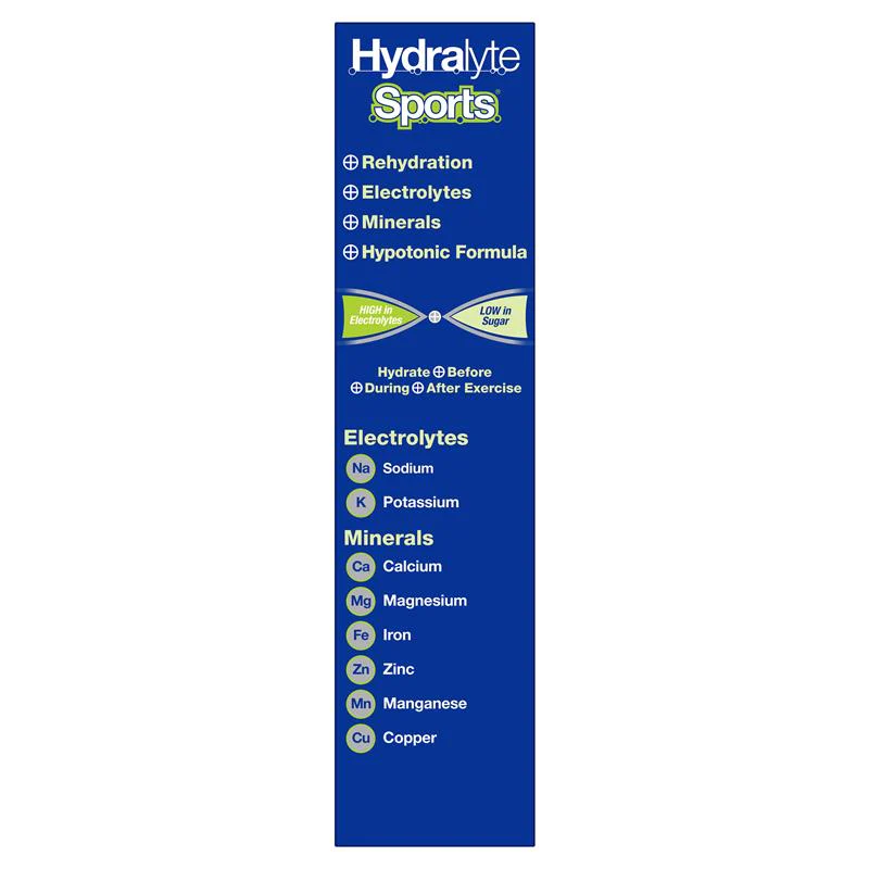 Hydralyte Sports Effervescent Electrolyte | Pack of 20 tablets - Image 8