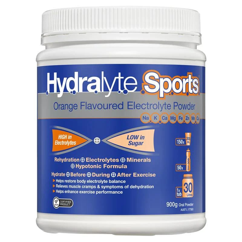 Hydralyte Plus Sports Electrolyte Powder 900g Tub | Each - Image 13