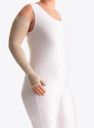 JOBST Bella Lite Compression Arm Sleeve with 2" Silicone Top Band 20-30mmHg | Pack of 1 - Image 2