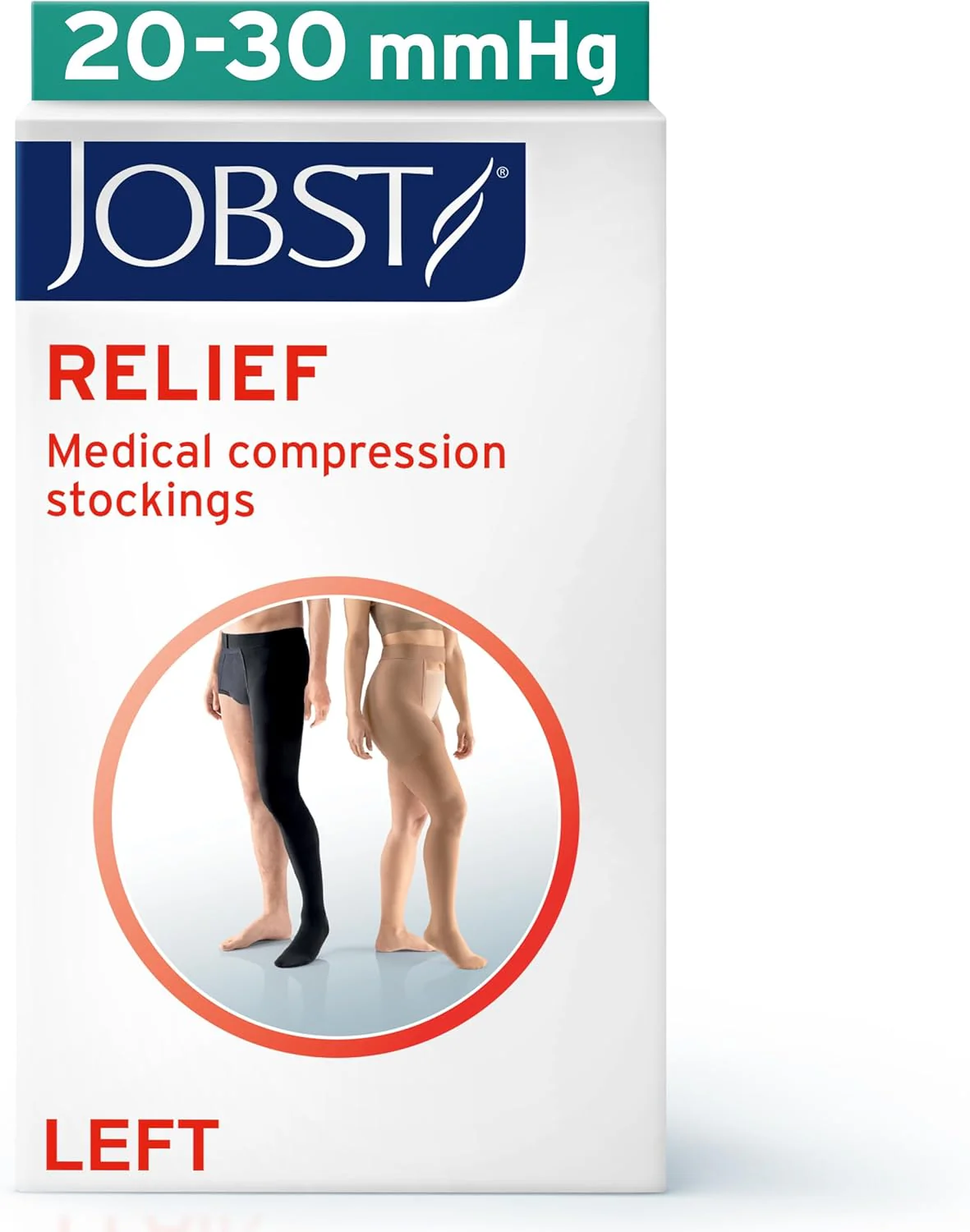 JOBST Relief Chap Open Toe in Beige - Single Leg - Image 4