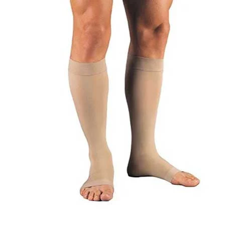 JOBST Relief Knee High Open Toe Full Calf Compression Stocking | 1 Pair - Image 3