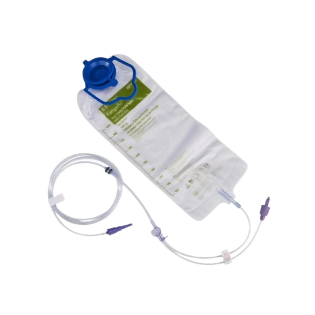 Kangaroo Joey RTH feed and flush set without inline medication port (non-sterile) | Carton of 30