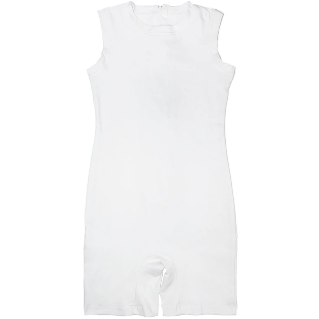 Kid's Sleeveless Short Leg Body Suit, Onesie - Image 3